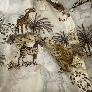 All Saints Safari Print Blouse
